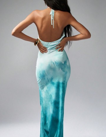 Rochie maxi Missguided by Shein, mix culori