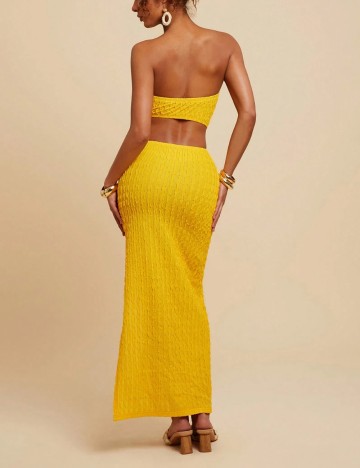 Rochie maxi Shein, portocaliu