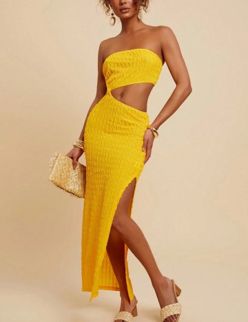 Rochie maxi Shein, portocaliu