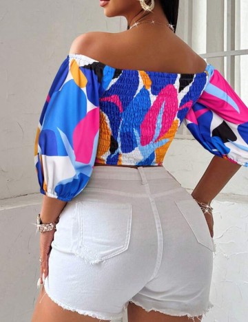 Top Shein, mix culori