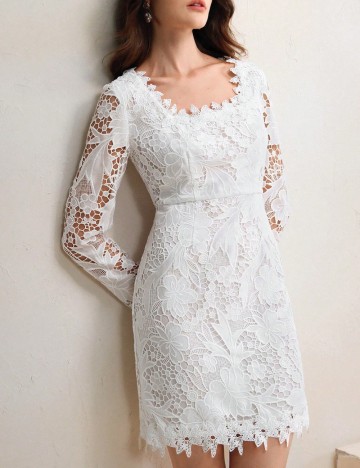 Rochie mini Shein, alb
