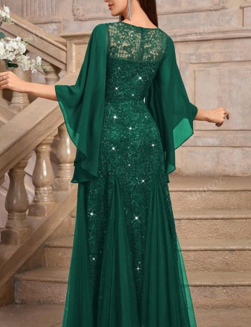 Rochie de ocazie Shein, verde