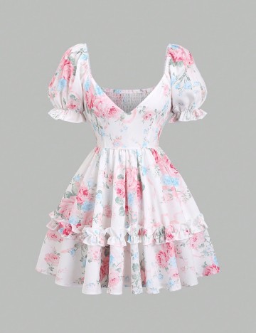 Rochie mini Shein, alb