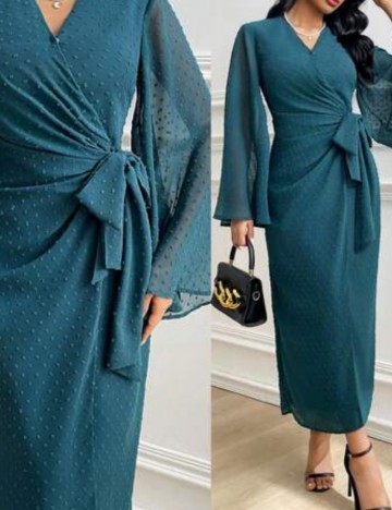 Rochie midi Shein, verde