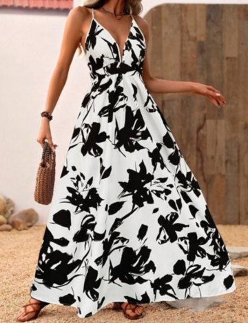 Rochie maxi Shein, mix culori