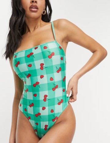 Costum de baie întreg BRAVE SOUL, verde