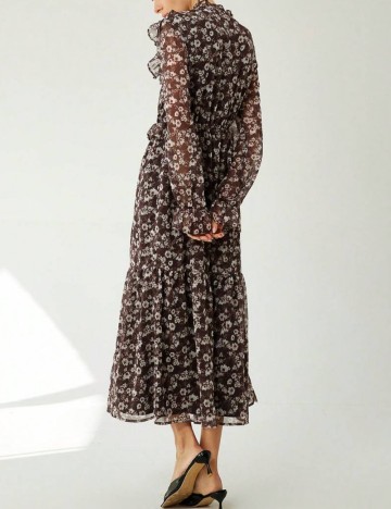 Rochie midi Shein, floral print