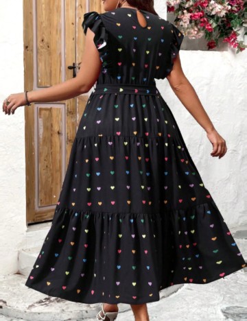 Rochie maxi Shein, mix culori