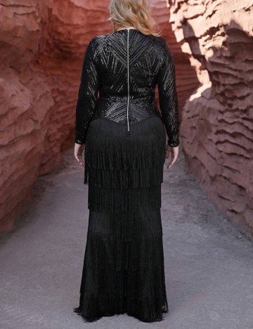 Rochie de ocazie Shein Curve+, negru