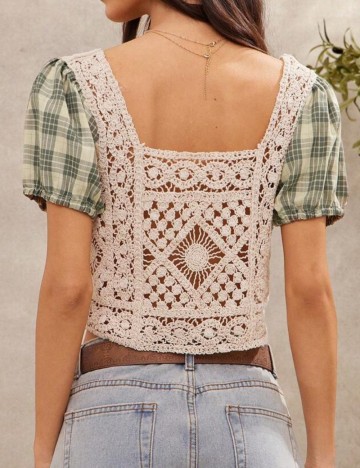 Top Shein, mix culori
