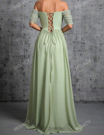 Rochie de ocazie Shein, verde