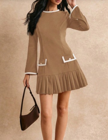 Rochie mini Shein, bej