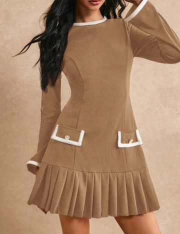Rochie mini Shein, bej