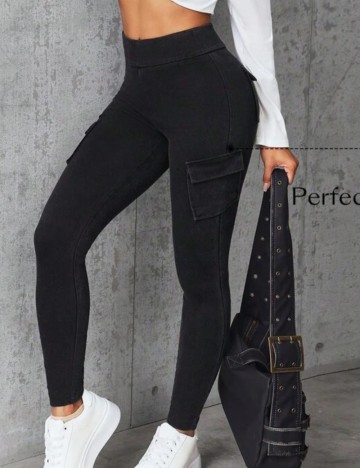 Pantaloni Shein, negru