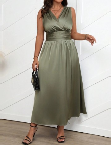 Rochie Shein Curve+, verde