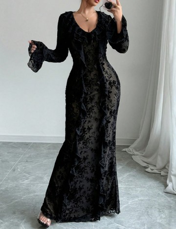 Rochie maxi Shein, negru
