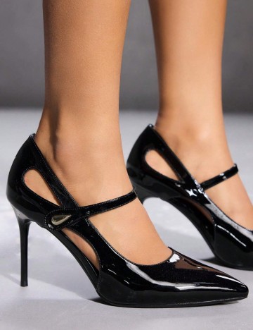Pantofi cu toc Shein, negru