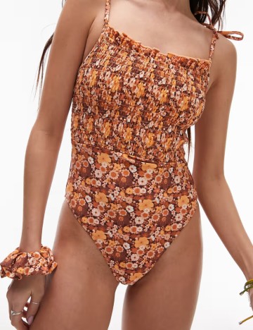 Costum de baie întreg Topshop, mix culori