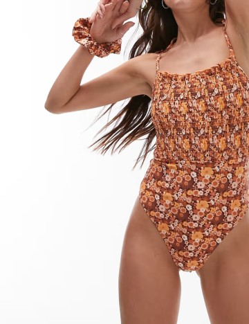 Costum de baie întreg Topshop, mix culori