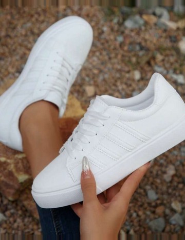Pantofi Sport Shein, alb