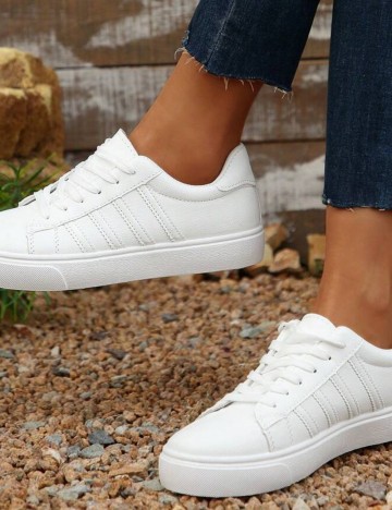 Pantofi Sport Shein, alb