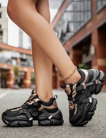 Pantofi Sport Shein, negru