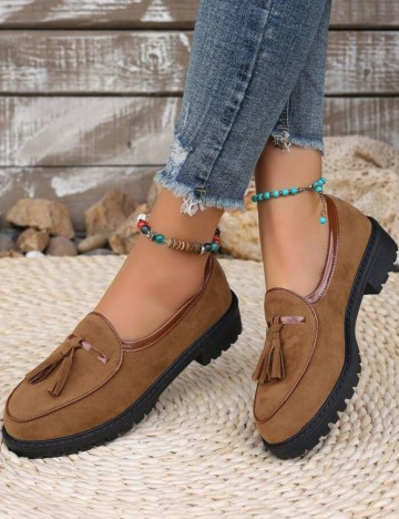 Pantofi Shein, maro