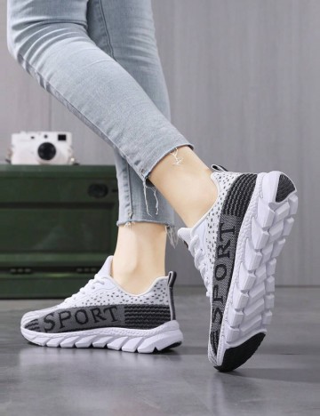 Pantofi Sport Shein, gri
