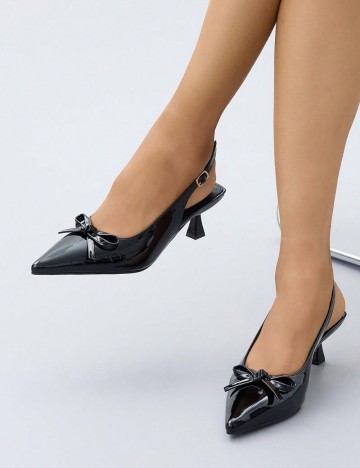 Pantofi cu toc Shein, negru