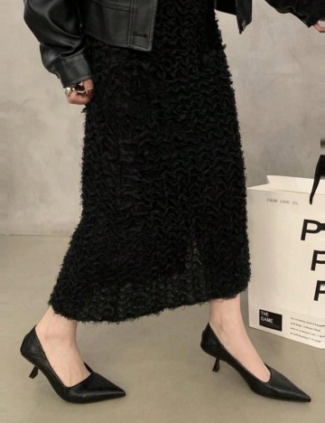 Pantofi cu toc Shein, negru