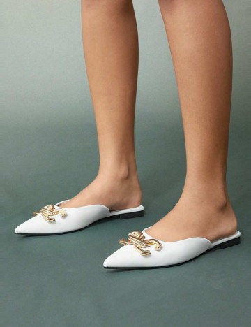 Pantofi Shein, alb