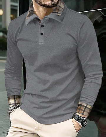 Bluză MANFINITY by Shein, gri