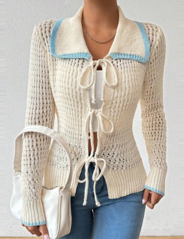 Pulover Shein, crem