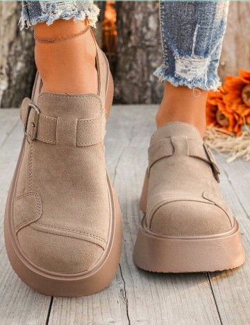 Pantofi Shein, bej