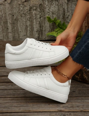 Pantofi Sport Shein, alb