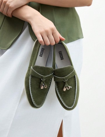 Pantofi Shein, verde