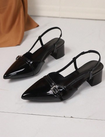 Pantofi cu toc Shein, negru