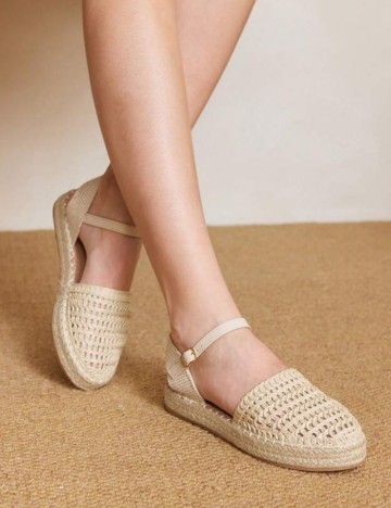 Espadrile Shein, crem