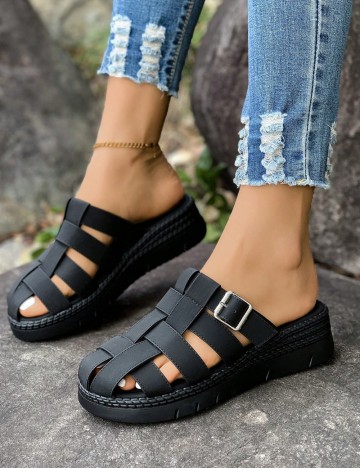 Saboți Shein, negru