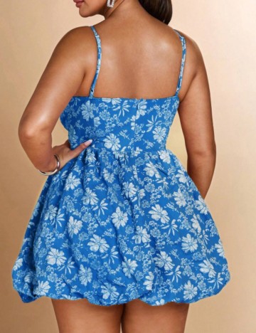 Rochie mini Shein Curve+, albastru