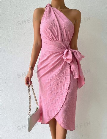 Rochie midi Shein, roz