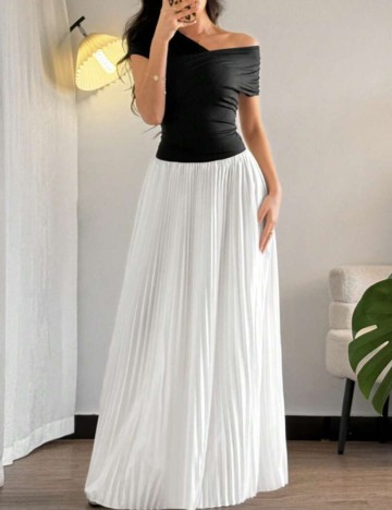 Rochie maxi Shein, mix culori