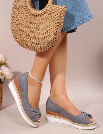 Espadrile Shein, gri