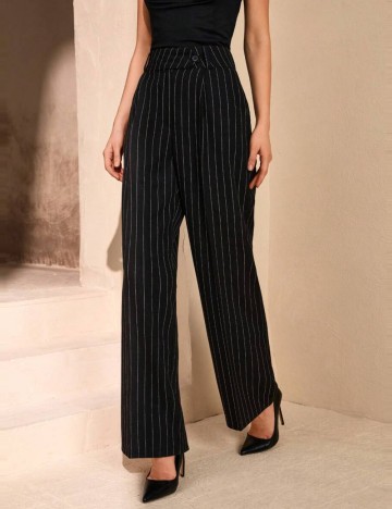 Pantaloni Office Shein, negru