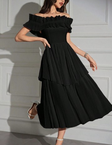 Rochie midi Shein, negru