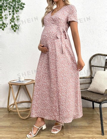 Rochie maxi Shein, roz
