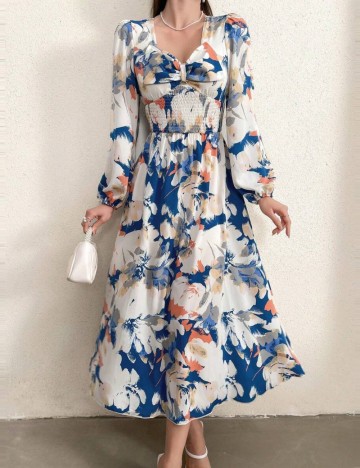 Rochie midi Shein, mix culori