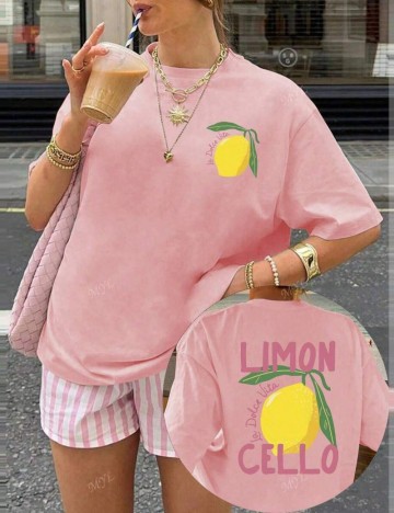 Tricou Shein Curve+, portocaliu