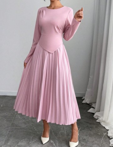 Rochie midi Shein, roz