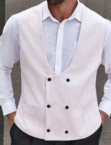 Vestă MANFINITY by Shein, roz